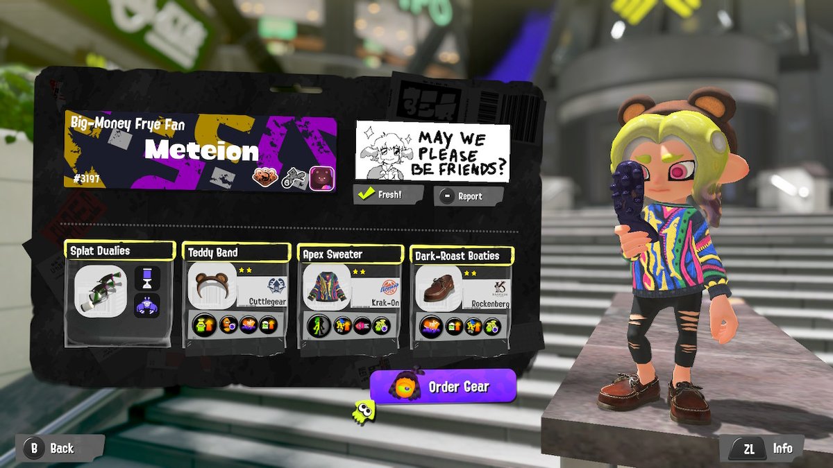 RustyBucketses's tweet photo. #Splatoon3 #NintendoSwitch https://t.co/KEDWtU6Xx9