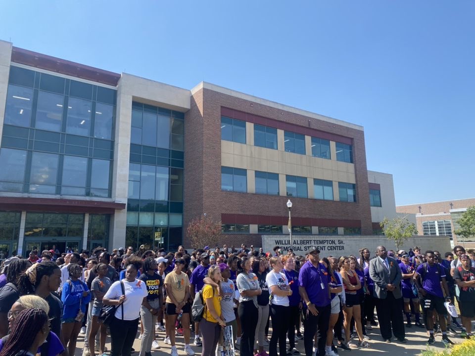 pvamusoftball's tweet photo. The amount of support that we have received from our fellow athletes, administration, and student body was very humbling. With your continued prayers and support we will remain. #CaidenceStrong https://t.co/gSUPkOqQxl