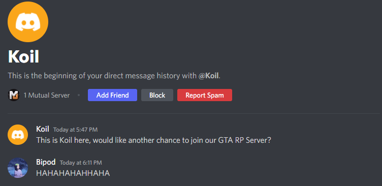 Guys, I got some amazing news! We are coming back to NoPixel. Big thanks to <a href="/ItsKoil/">koil</a> for reaching out and wanting to give me another chance!