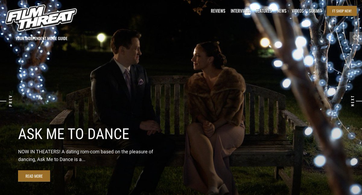 “…they will find love before the year’s out. But New Year’s Eve is only five days away…” Sabina Dana Plasse is charmed by Ask Me To Dance. filmthreat.com/reviews/ask-me… #SupportIndieFilm #AskMeToDance #RomCom