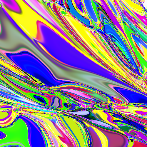Twistie42's tweet photo. Generating art in JavaScript using Neural Networks. This is a concept called "Compositional Pattern Producing Network", and is actually showing us how a neural network looks when converted to RGB values (it's a bit more complex). 
#p5js #generative #neuralnetwork #cppn https://t.co/ylZSNbFPOW