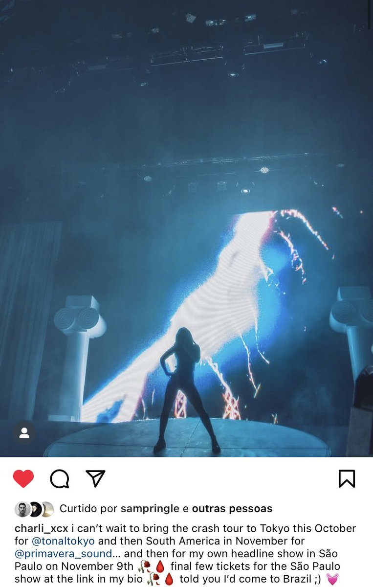 Charli XCX Brazil 🩸 on Twitter: "“(…) Primavera Sound, e depois para o