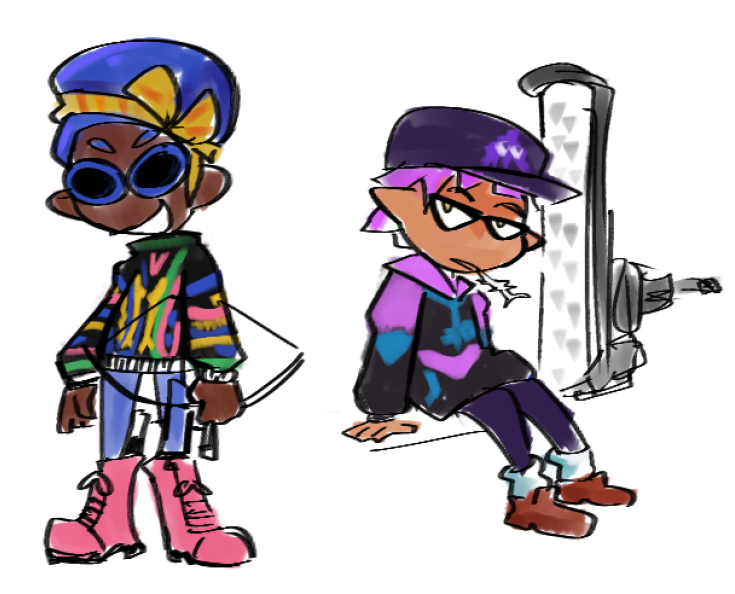 「fuck it splatoonifies them 」|✨Shay🌌のイラスト