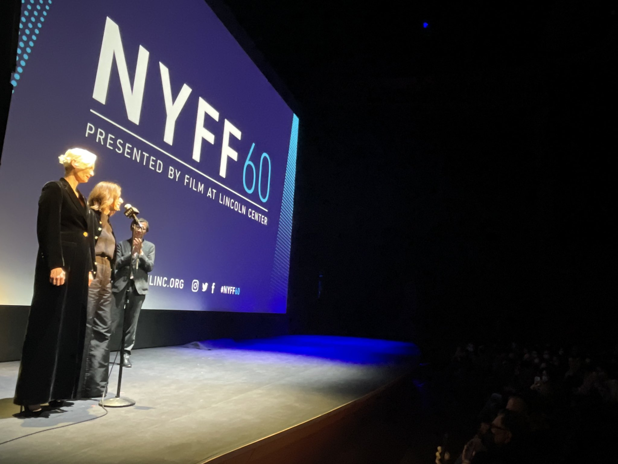  Happy birthday New York Film Festival! Enjoy the screening. - Tilda Swinton 
