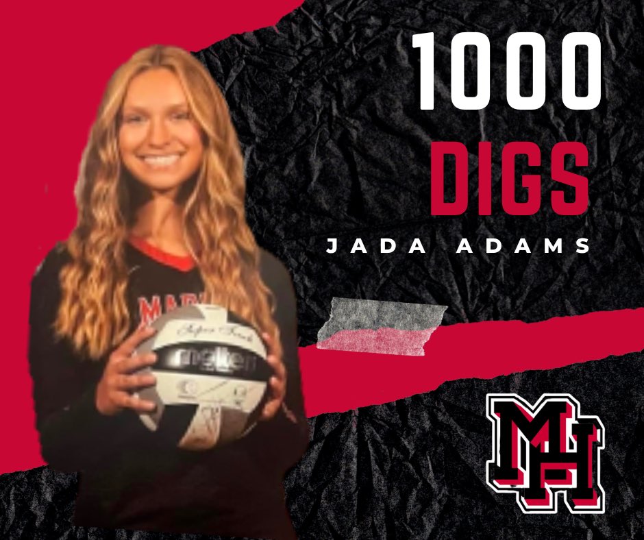 🚨🎉 1 0 0 0 D I G S 🚨🎉

1000+ career digs for senior Jada Adams and a Prexy win over Lima Senior! ❤️🖤🦅🏐

#PREXYVBALL #1000DIGS