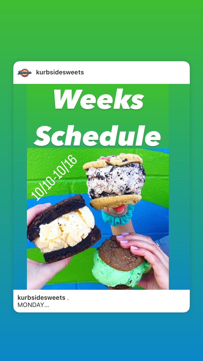 KurbsideSweets's tweet photo. MONDAY OCT 10
Closed due to weather

TUESDAY OCT 11
Closed

WEDNESDAY OCT 12
5:00-8:00 
Drug Emporium 
5109 82nd

THURSDAY OCT 13
Closed https://t.co/AhkqqJA06k