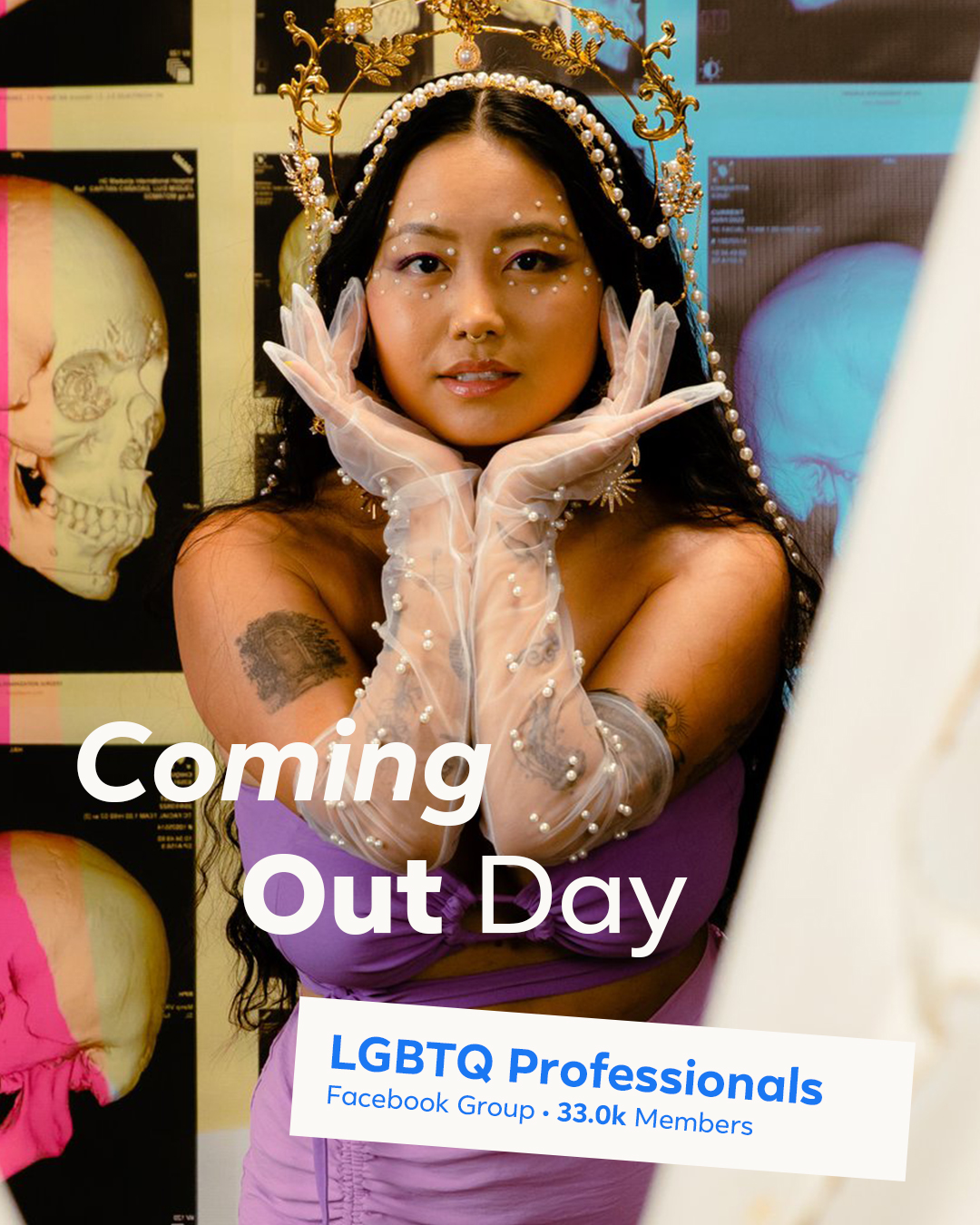 1 pic. Queer, neurodivergent, Korean-American writer & educator @JezzChung (they/them) of the ‘LGBTQ Professionals’ Facebook Group is creating a world where no one has to come out. #ComingOutDay https://t.co/K4PJGimJ8Q