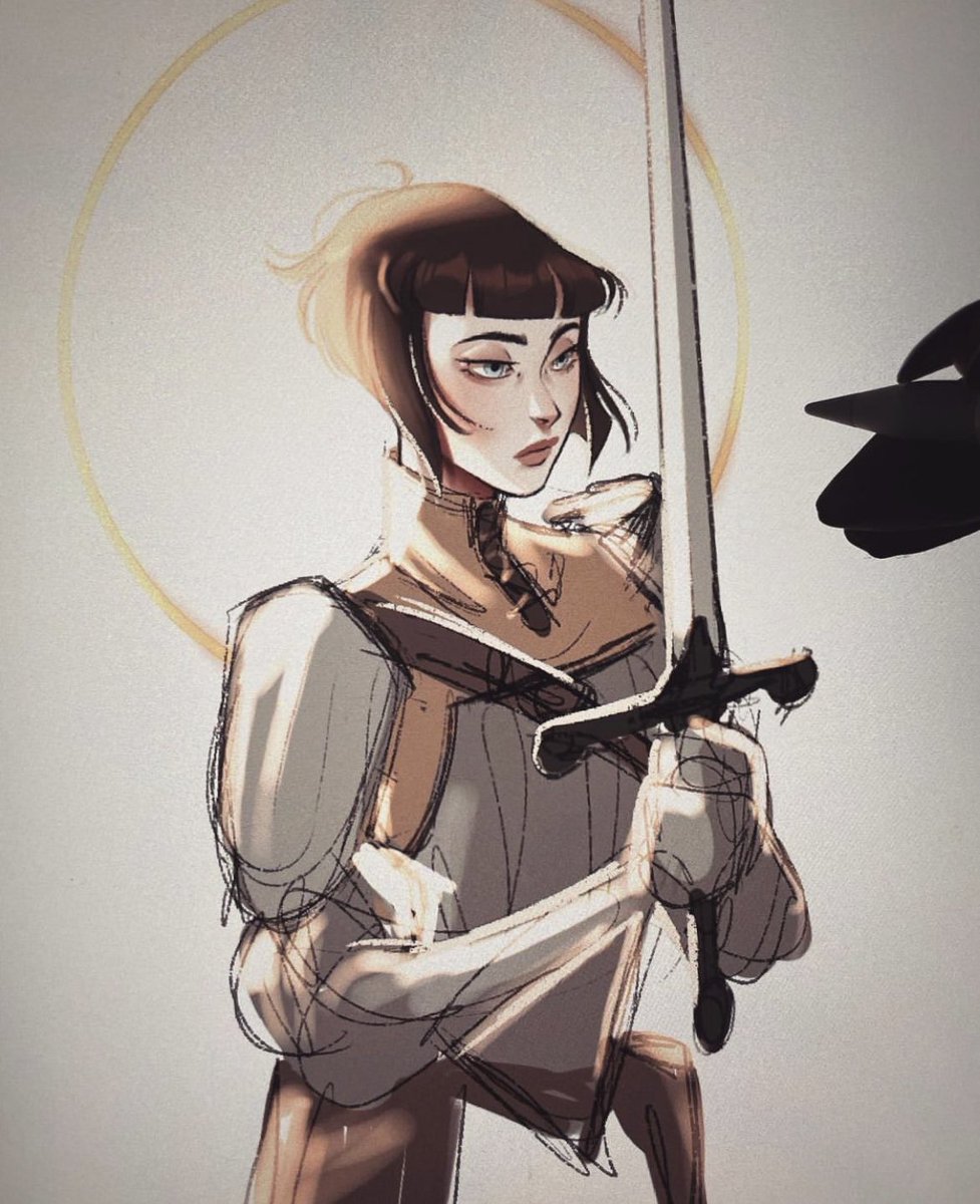 「I have an obsession with Joan of Arc lat」|Sweeney Booのイラスト