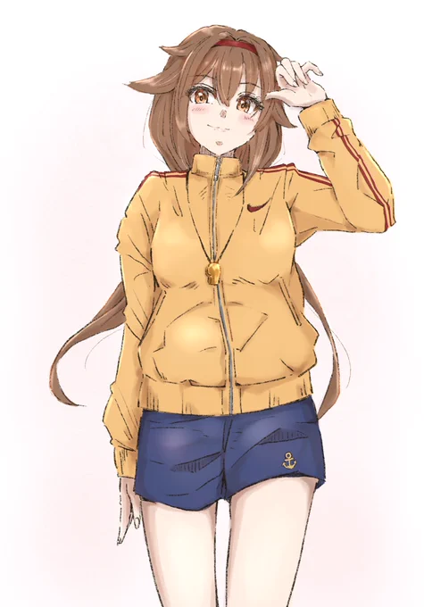 『自分の中の【いっちばーん!】を目指して今日も始めるよー!(・ω・)ノ』#白露#艦これ版深夜の真剣お絵描き60分一本勝負#艦これ版真剣お絵描き60分一本勝負_20221010体育担当兼陸上部顧問の白露先生です! 
