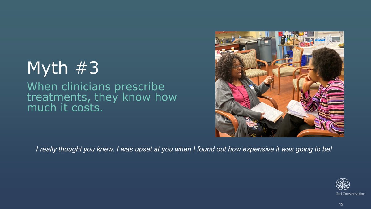 Myths about the patient experience (&amp; the reality) learned from our #3rdConversation experiences

3rdconversation.org