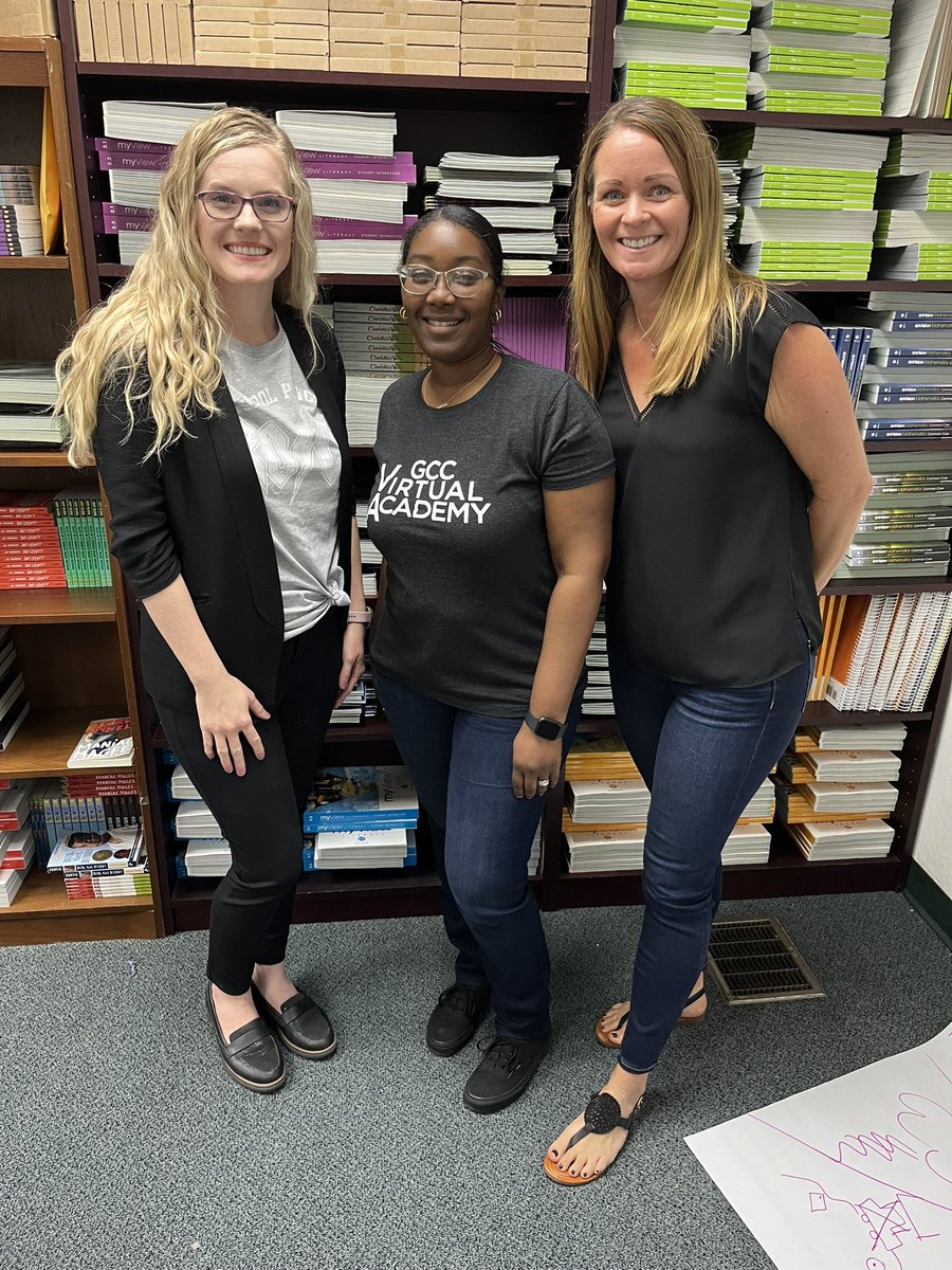 TJJones71's tweet photo. Today was a great day! I had the honor of presenting at GCC Con this morning. This afternoon, VA staff participated in team building activities, including writing affirmations to send home to our students. #gcc_charters #beyondbrave #gccvirtualacademy https://t.co/yfjYj7j7th