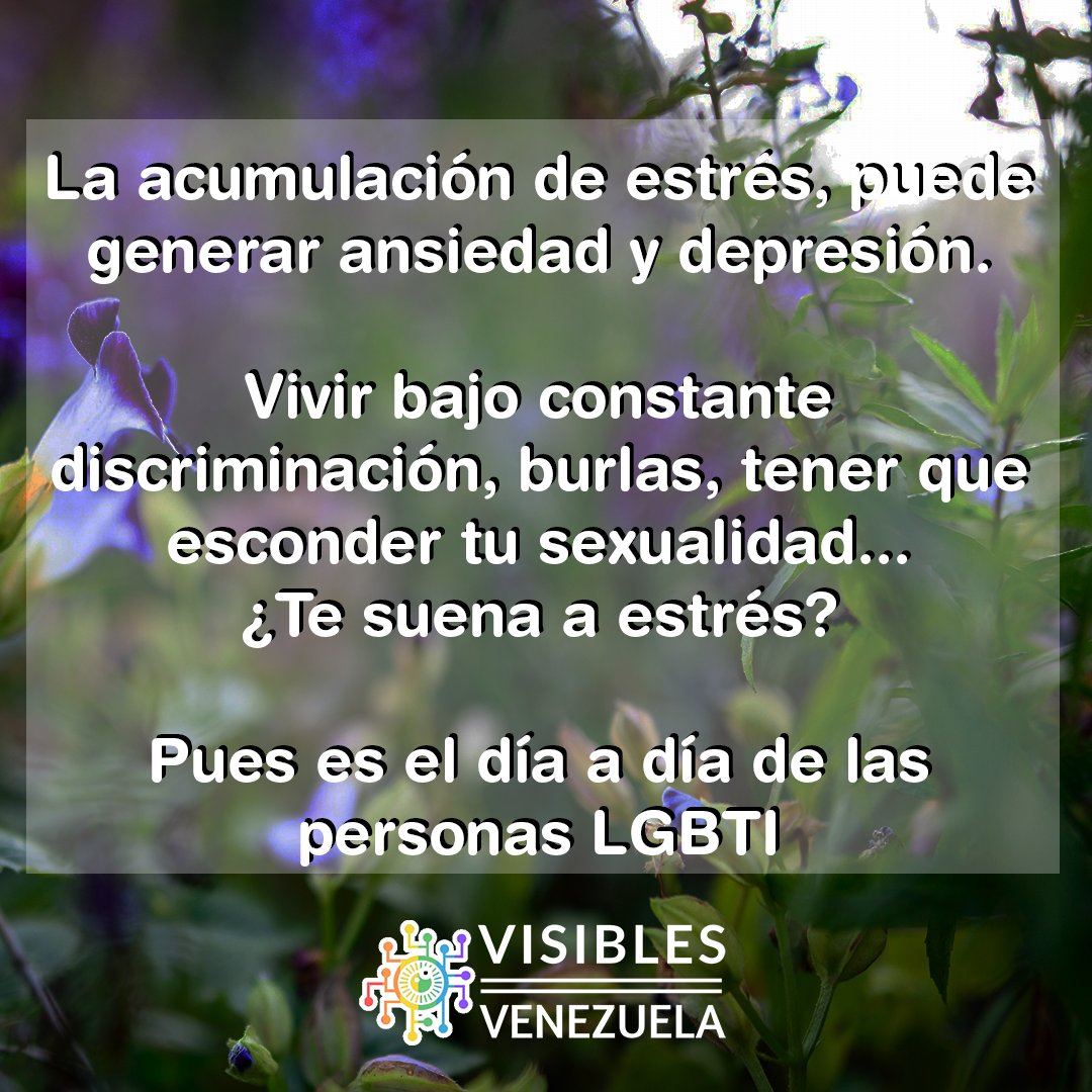 VisiblesVzla's tweet photo. Hoy 10 de octubre, es el Día Mundial por la Salud Mental, y como aún nos queda día, desde Visibles Venezuela queremos aprovechar estos minutos para hablar de este tema tan importante. (1/3) https://t.co/JdOj0EByTo