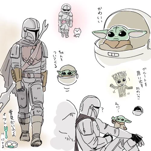 マンダ初見感想

グローグーむちゃむちゃ可愛いな
起きても寝てる姿も可愛い
耳ピコピコかわえ
歩いてるのも抱っこされてるのも顔に皺が寄っても可愛い……
監督見たことある名前〜と思ったらハッピーの人やしワイティティちゃんもいるし楽しいな 