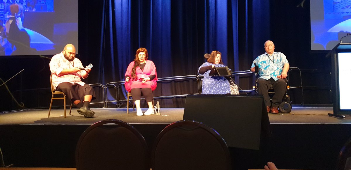 Lusi Faiva "@CreativeNZ can help with accessibility &amp; applying funding and making it easier with resources to support us.  Training capacity in the institutions for more disabled artists to have opportunities."  #pacificartssummit2022 <a href="/531pi/">531pi</a>