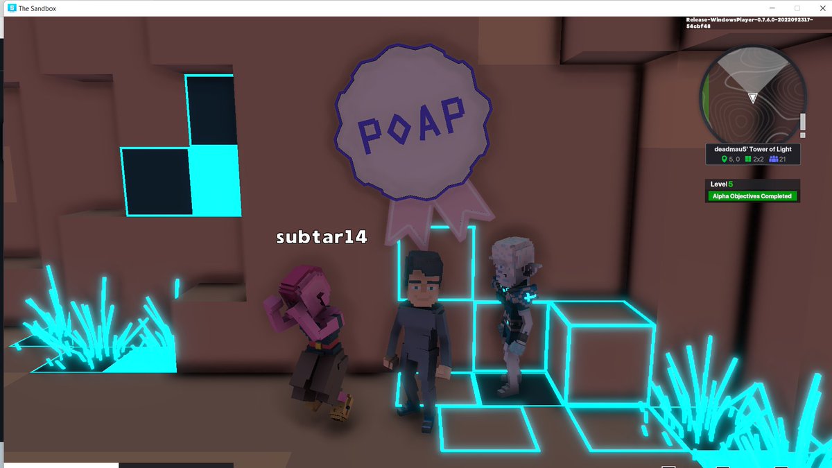 Jimmy99281142's tweet photo. @TheSandboxGame @deadmau5 I just participated in the #SandboxAlphaS3Giveaway for a chance to win 500 SAND! Found George from the Metaglitch in @deadmau5's Tower of Light, check out my screenshot below!
👇
i almost miss this https://t.co/ER9QKwopHm