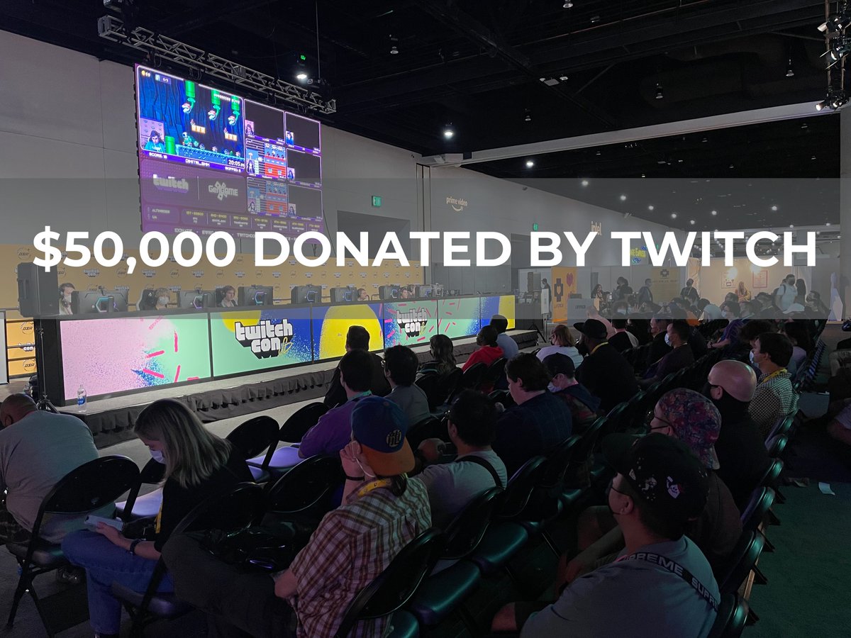 INCREDIBLE @Twitch has donated $50,000 for the 10 featured charities at this year's @TwitchCon in San Diego! Together, we raised a combined total of $53,210 across all live channels 💪 Thank you for an unforgettable weekend!