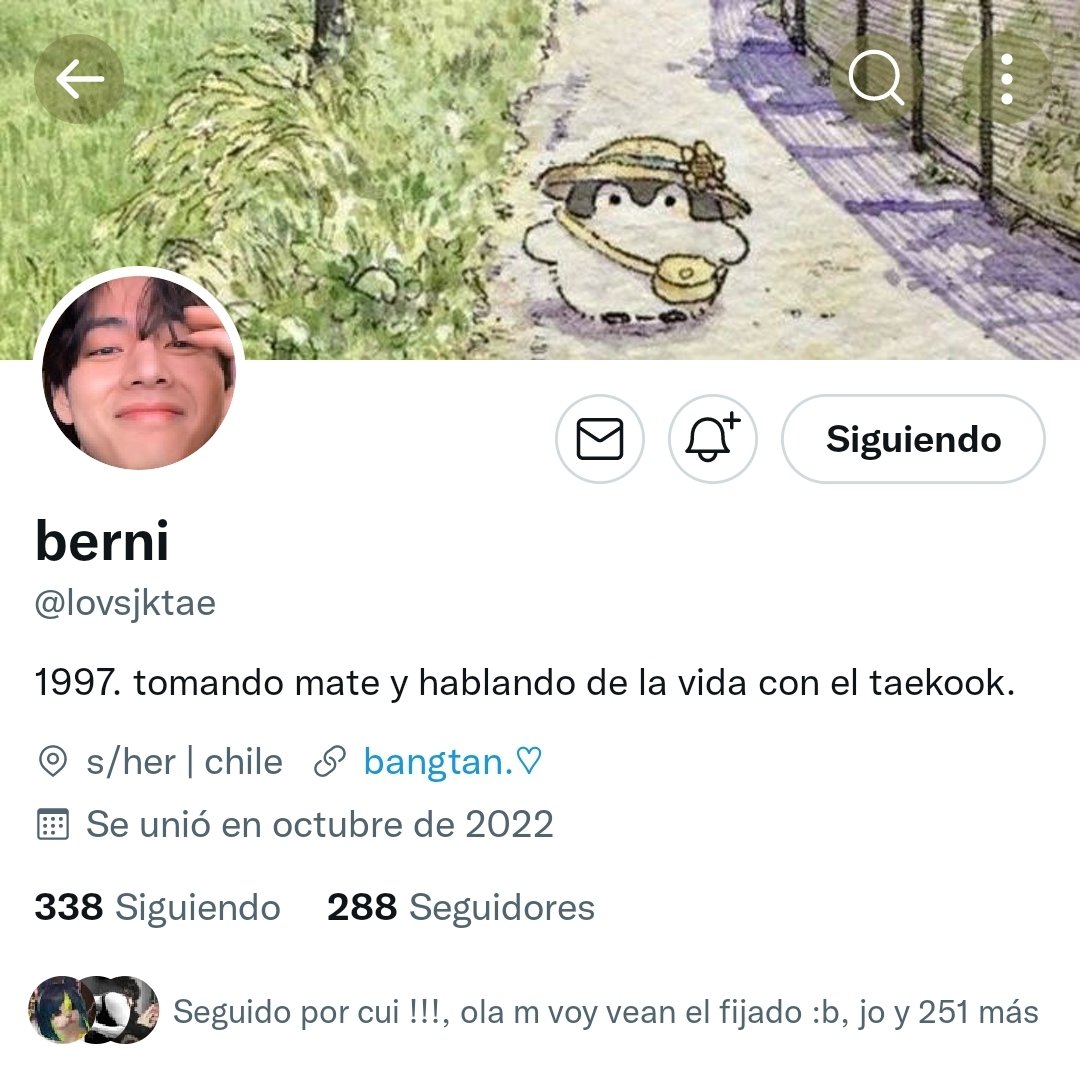 me fui a @lovsjktae 📌 tweet media