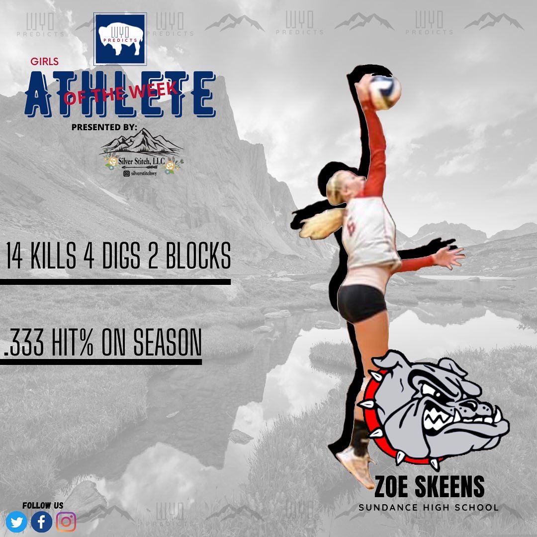 PredictsWyo's tweet photo. 𝐀𝐭𝐡𝐥𝐞𝐭𝐞 𝐨𝐟 𝐭𝐡𝐞 𝐖𝐞𝐞𝐤 - presented by 𝓢𝓲𝓵𝓿𝓮𝓻 𝓢𝓽𝓲𝓽𝓬𝓱 𝓛𝓛𝓒

🏈 🏐 

#WyoHsSports #AthleteoftheWeek https://t.co/IWYtuK87wA