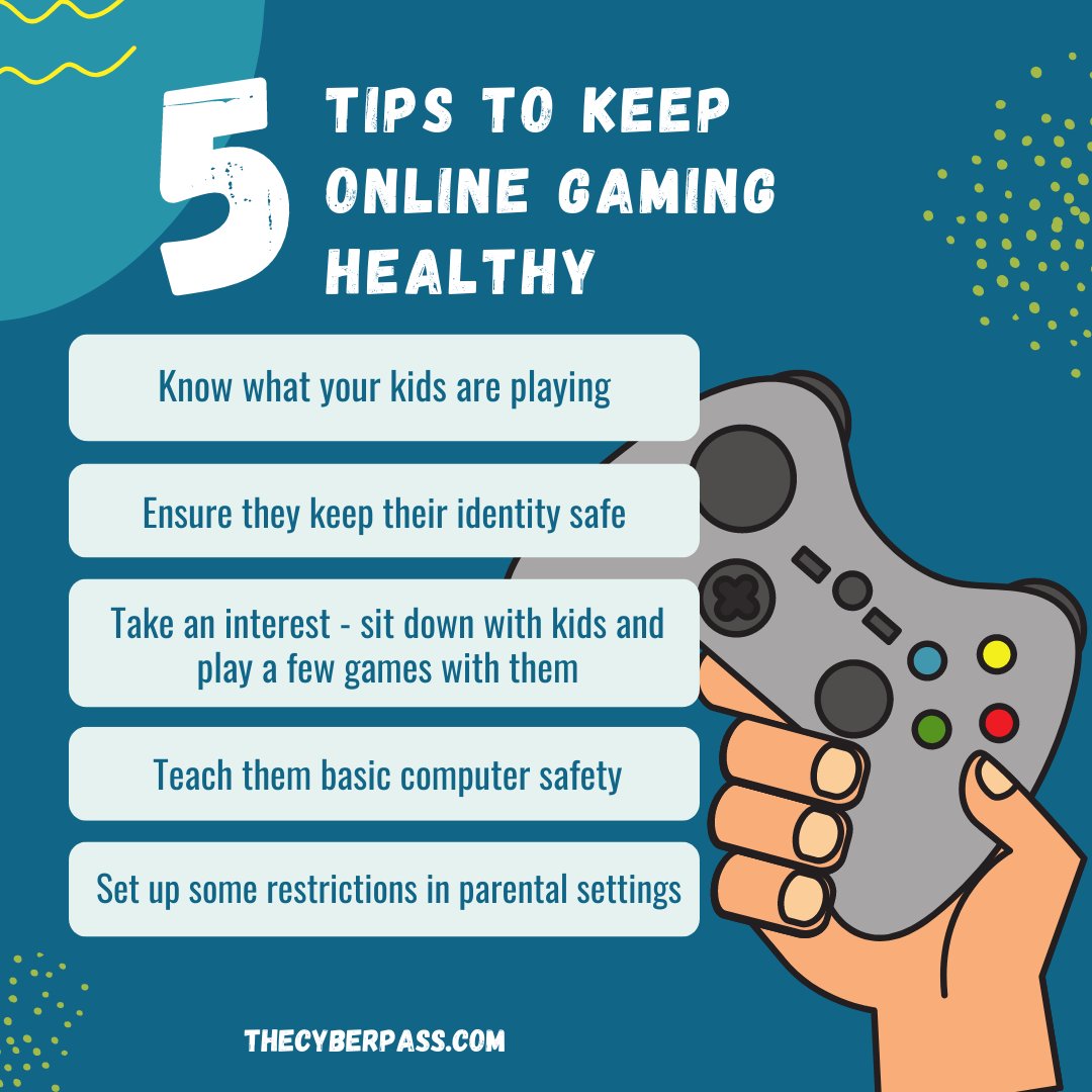 Games connect us, that’s good, but we may overlook the risky aspects of #onlinegaming. 

It’s important to check out our tips to help you take action to guide your kids to safe and healthy online gaming.

#parentingtips #CyberSecurityAwareness #teaching #esafety #kidsonline