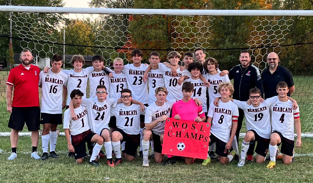 Spencerville Boys Soccer - 2022 WOSL Champions