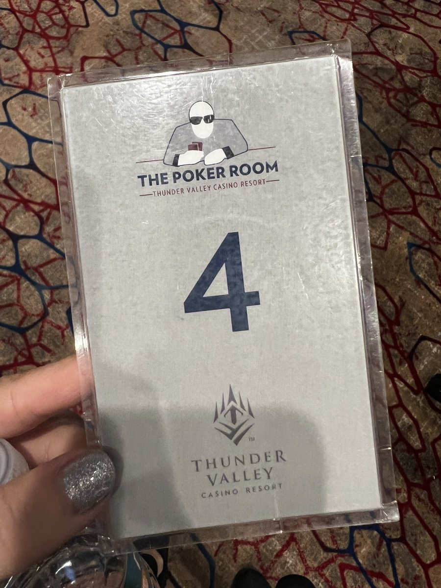 Busted 4th at WSOPC Thunder Valley Main Event! Very bittersweet. Also super cool to have 3 girls at the FT! <a href="/bbshark888/">Christina Gollins</a> @kristen_poker