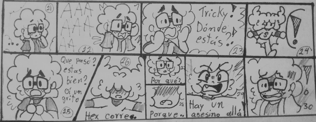 Gabylazuli's tweet photo. 9. Campamento ☑️ (Atrasado me cago en la con-)

Doña sonsa se retraso con los 3 retos por creerse inteligente y hacer un cómic en vez de un dibujo simple...

#FunkinHS #FunkintoberHS https://t.co/U7Ksb9u7iC
