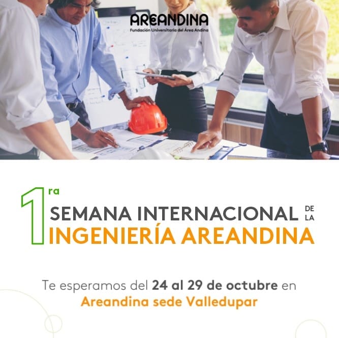 masierraperez's tweet photo. Octubre es un mes en @Valledupar lleno de eventos importantes y @Areandina se suma con la SEMANA INTERNACIONAL DE LA INGENIERÍA @aidasanes @CARLOSED8 @gelcagutierrez https://t.co/BkyiTiVlGT