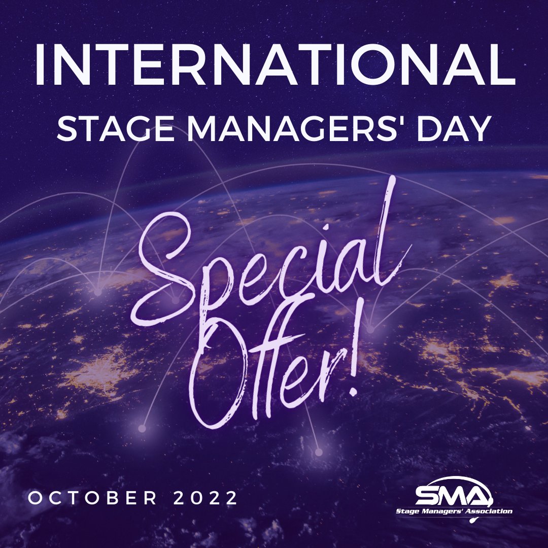 smsofusa's tweet photo. It's #InternationalStageManagersDay! To celebrate, we are waiving the initiation fee for ALL new members w/ Code: SMDAY2022 @ https://t.co/4WDRZXgChy  to waive initiation fee + join the only professional organization for working #stagemanagers in the US
#stagemgrs22 #StageManager https://t.co/GQczdcB6k6