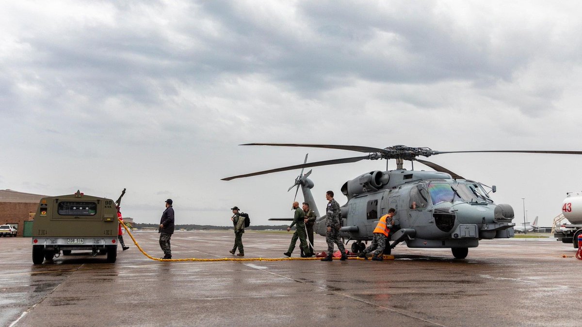The ADF is supporting a request for assistance from the NSW Government in response to the current flood event with helicopters on call to support night search and rescue in affected areas. Approximately 200 ADF personnel are on standby in NSW and QLD if needed #JTF629