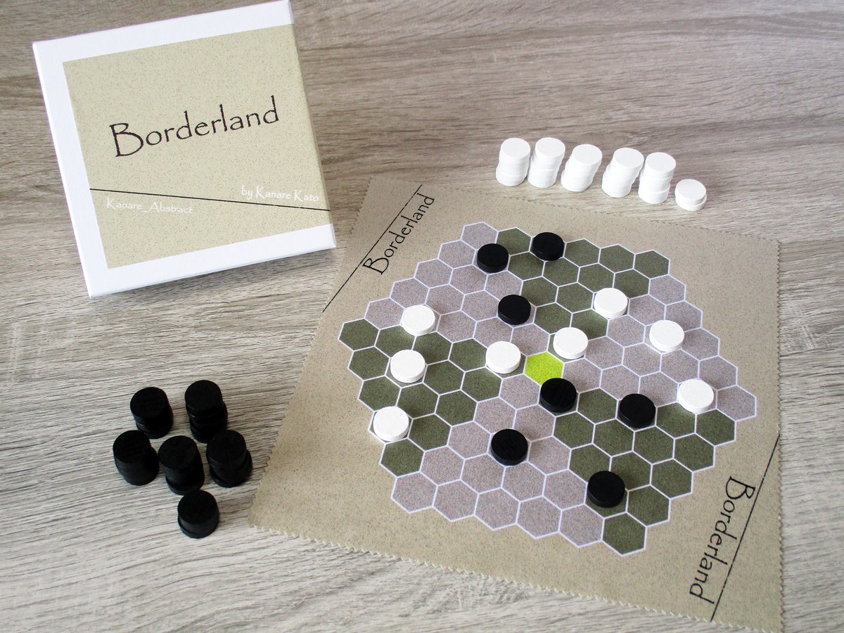 Kanare_Abstract's tweet photo. New games "Borderland" and "Ripples" have been added to the catalog. https://t.co/qJ10K8amXT

#boardgame #boardgamejp #tabletopgames #tabletopgaming #abstractstrategygames #Kanare_Abstract https://t.co/9vbaO5hNd8