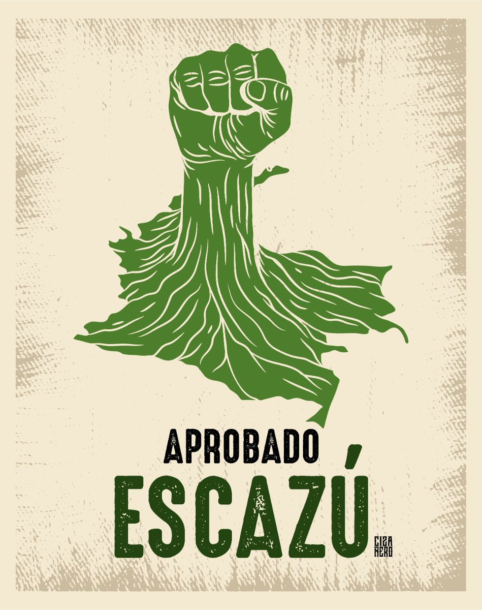 Aprobado el acuerdo de Escazú. #GraciasTotales al gobierno del cambio por cumplirle a las organizaciones ambientales. No más estigmatización, criminalización y genocidio de los líderes y lideresas ambientales. <a href="/petrogustavo/">Gustavo Petro</a> <a href="/FranciaMarquezM/">Francia Márquez Mina</a> <a href="/susanamuhamad/">Susana Muhamad</a> <a href="/valentinacmpm/">Valentina Camacho Montealegre🌳💧</a>