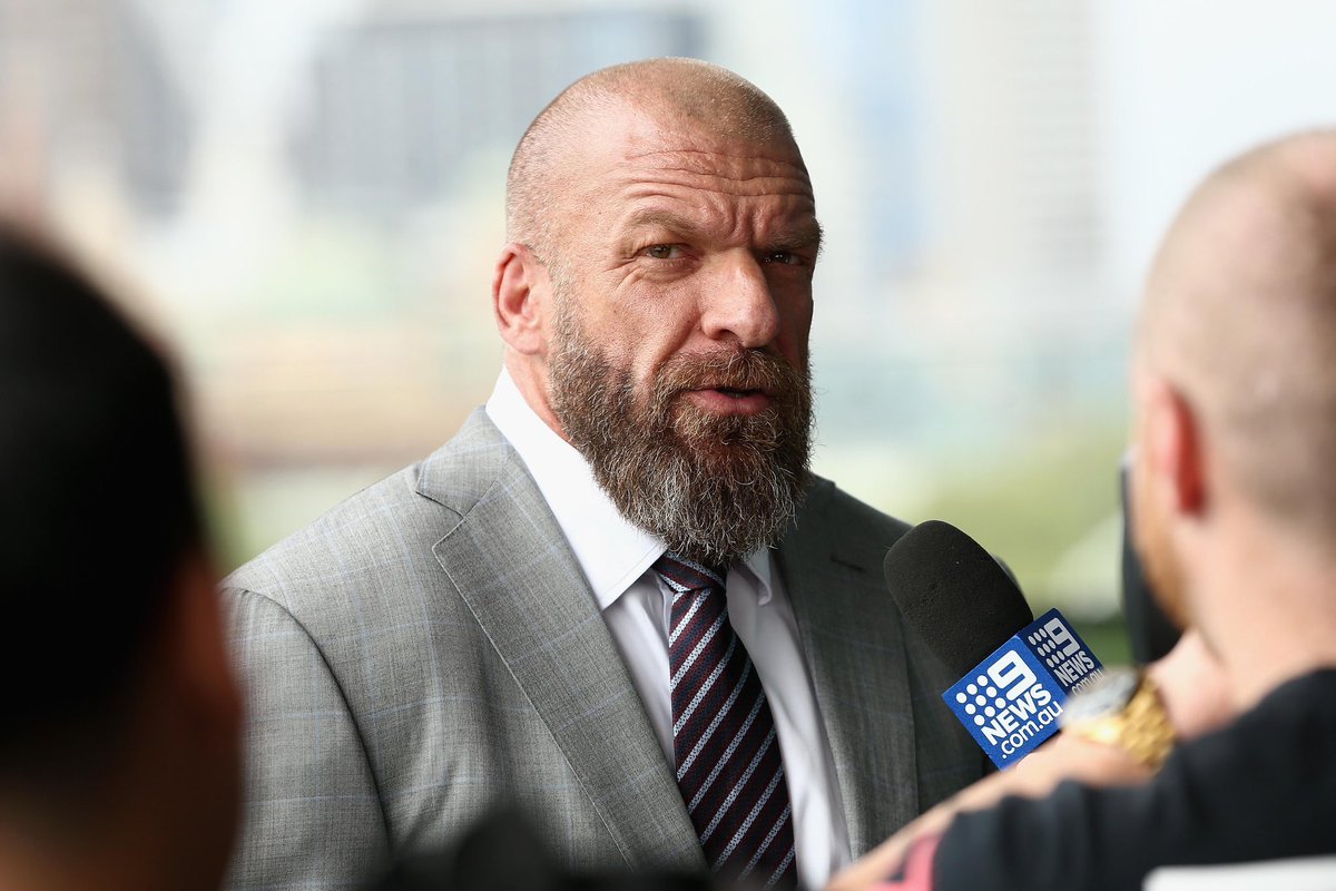 STFU_Dumb_Ass's tweet photo. @TripleH  I’ve got to hand it to you.  You’re actually pretty good at this booking stuff #WWERaw https://t.co/xHz3Y6Tat3