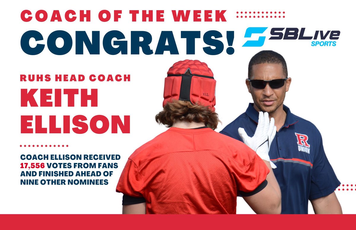 Redondo Head Coach Keith Ellison was voted the SBLive Southern California High School Coach of the Week for Week 6. The first-year coach received 17,556 votes from fans and finished ahead of nine other nominees, including Banning’s Raymond Grajeda, who earned 12,787 votes.
