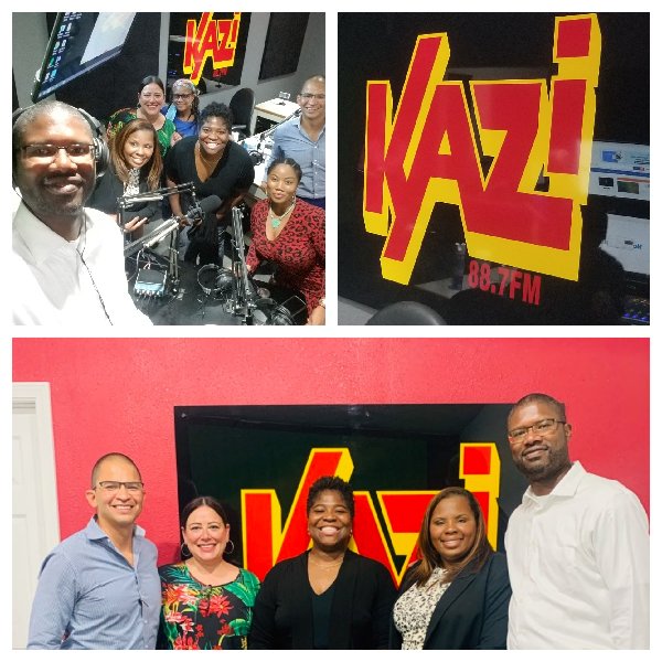 Great day for our team sharing information on <a href="/AustinISD/">Austin ISD</a> bond with #KAZIradio audience. These mighty leaders never fail to come through and represent well. Thank you all for your dynamic leadership for our students! #AISDProud #LeadershipMatters #HBCUGrad