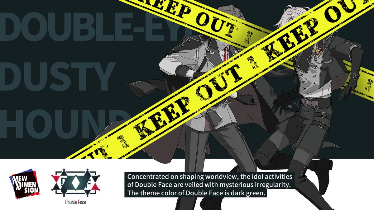 enstarsmusic_EN's tweet photo. ▲ KEEP OUT！▲

The Doubled-Eyed Dusty Hound will debut soon!
Please stay tuned!

#EnsembleStarsMusic https://t.co/CPFLeI0C6w