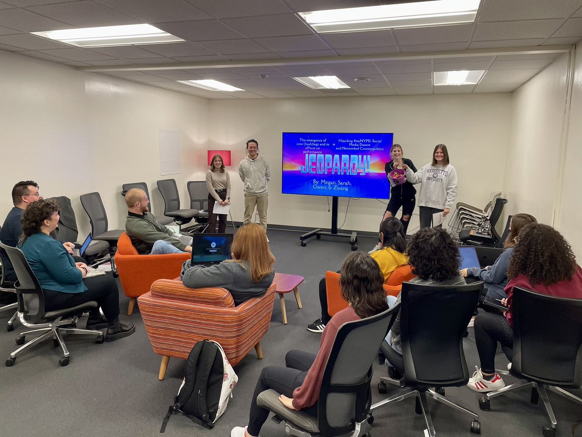 When study turns into #Jeopardy! <a href="/MUCollegeofComm/">Diederich College</a>