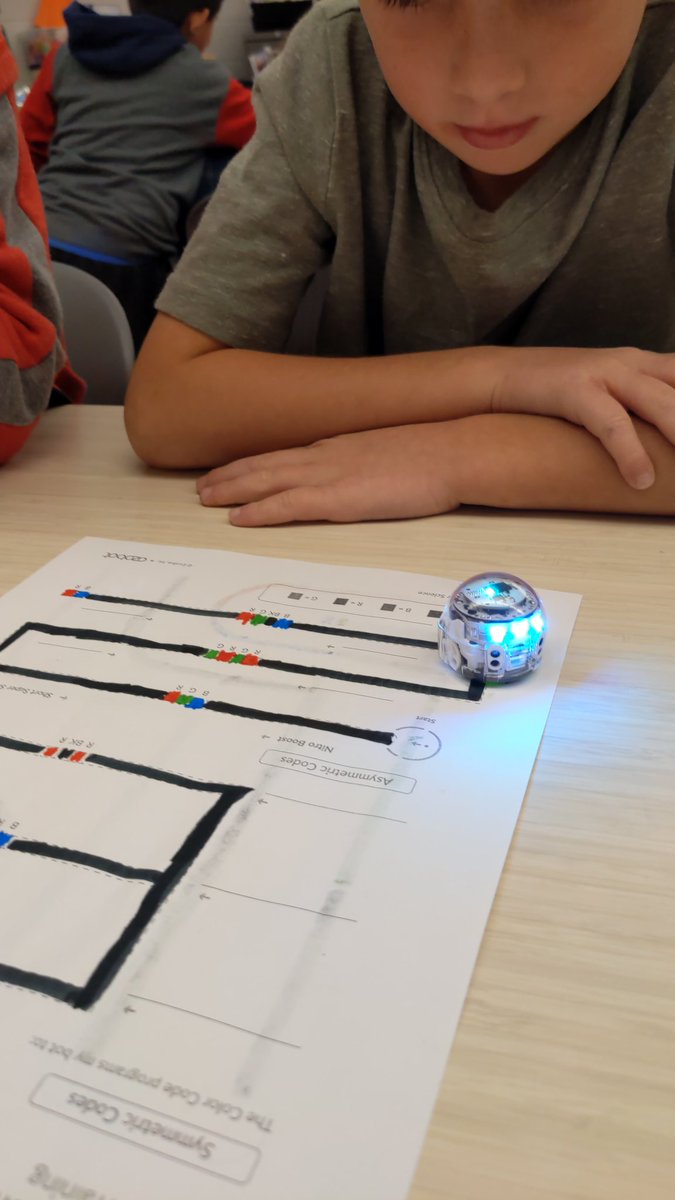 abdoyle79's tweet photo. Everyone has been so excited for ozobot boot camp! The challenges start this week! #ozobot #goevogo #MaeSTEAM https://t.co/NcC9mV4gG1