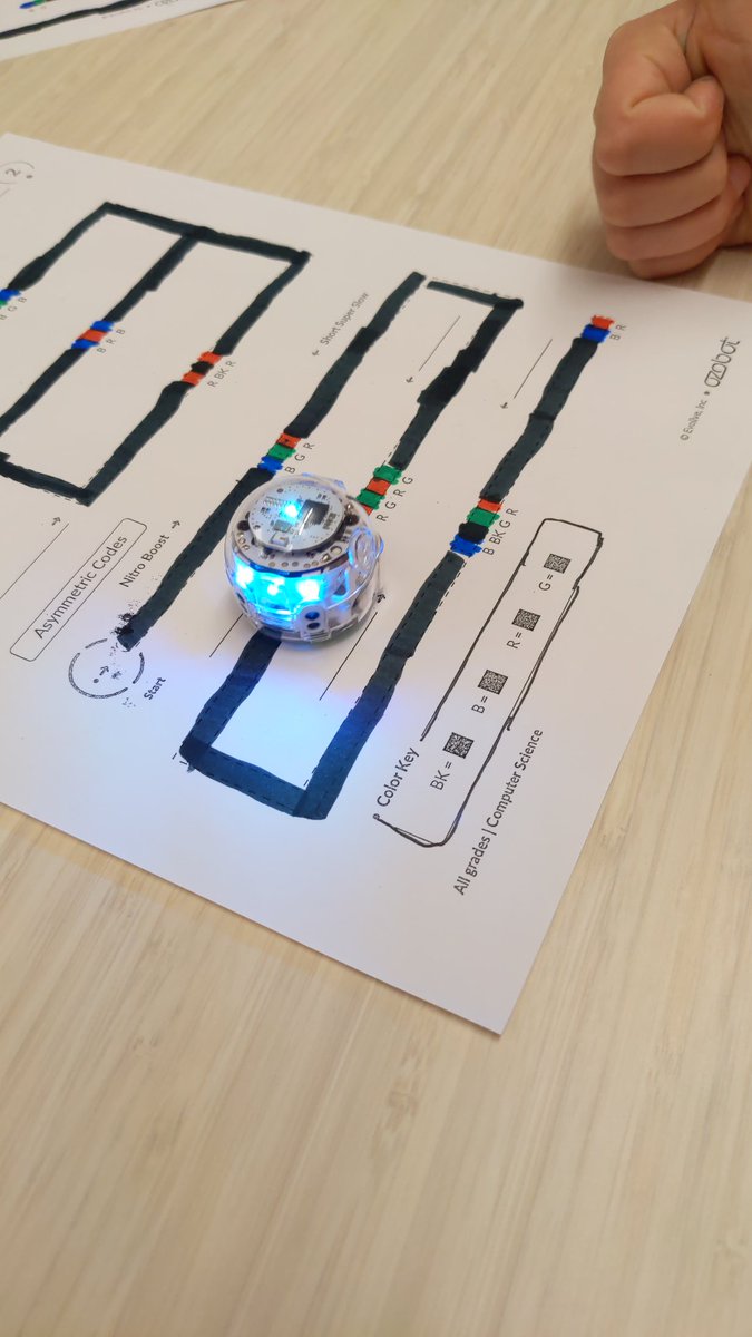 abdoyle79's tweet photo. Everyone has been so excited for ozobot boot camp! The challenges start this week! #ozobot #goevogo #MaeSTEAM https://t.co/NcC9mV4gG1