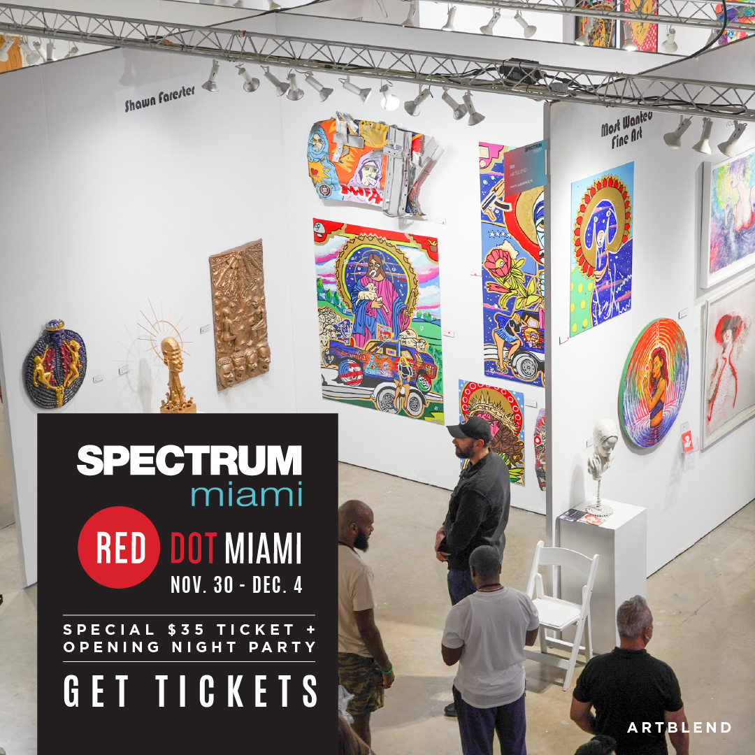 Spectrum Miami | Red Dot Miami 2022 TICKET SPECIAL!

Join us for Spectrum &amp; Red Dot Miami from November 30th to December 4th at Mana Wynwood for a week filled with contemporary art from around the world! 

TICKETS &gt; hubs.la/Q01pn_1W0 

#SpectrumMiami #RedDotMiami #MiamiArt