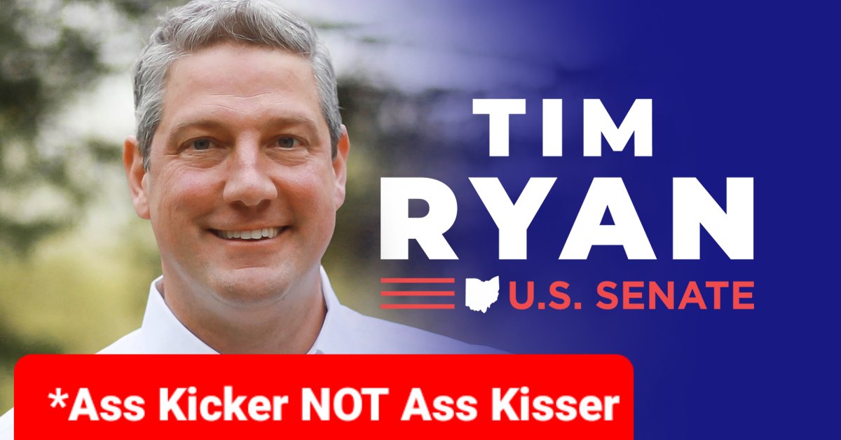 @Acyn @wefunkster 'Ass Kicker Not Ass Kisser' 🤌💋
@TimRyan its perfect, No notes, Print it, & let's get that on some shirts!!!🔥🔥🔥
#AssKickerNotAssKisser

#TimRyan4Ohio #TimRyan4Senate