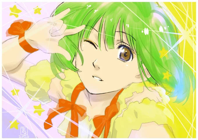 ランカ #あなたのみどり色の作品を見せてください 