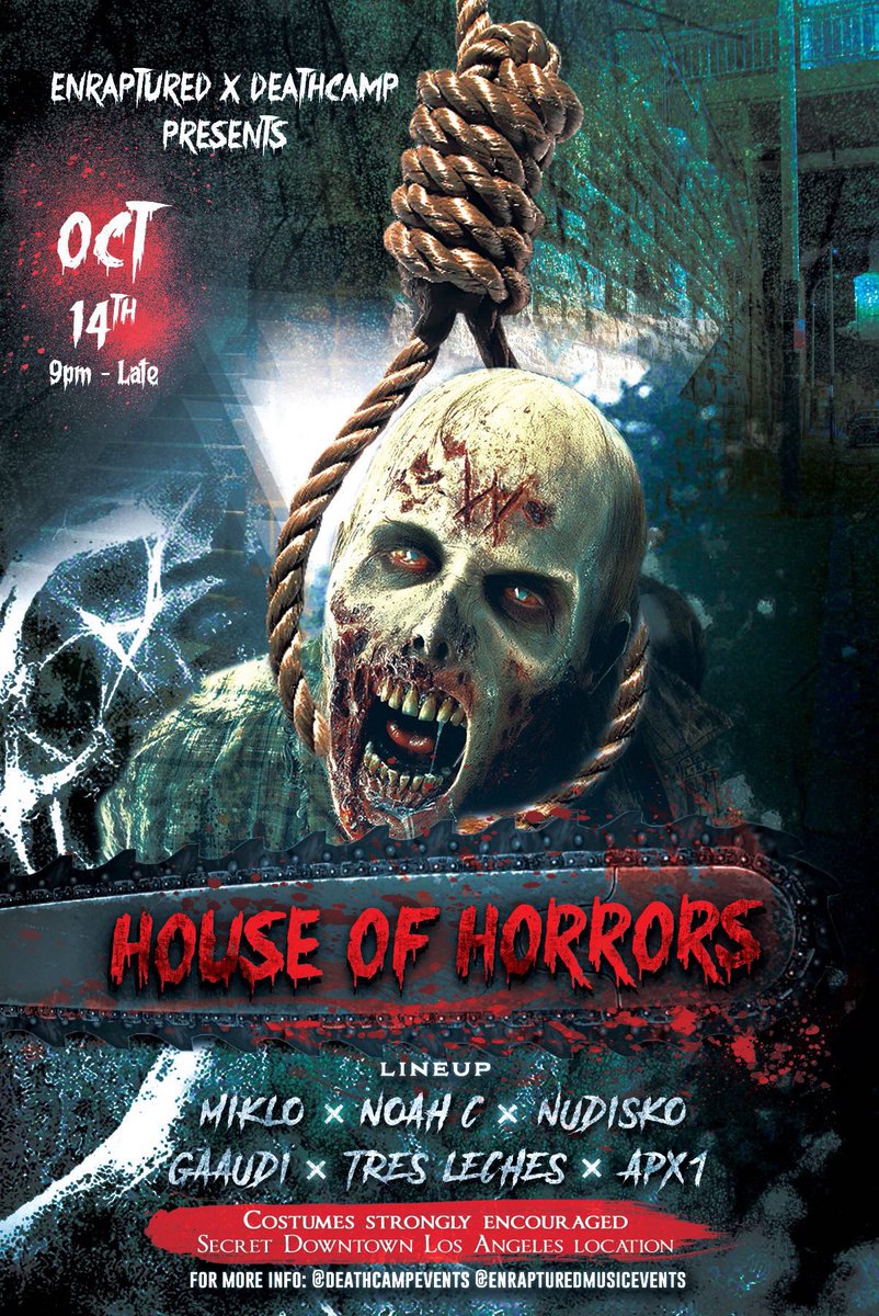 Nudiskomusic's tweet photo. This Friday 🎉🥂#
Halloween Warehouse Underground 🎃 https://t.co/gH7Nz1NVUD