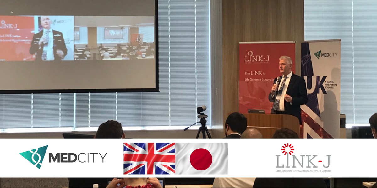 In Tokyo, Professor David Lomas, Vice Provost (Health) at @ucl introduces the strengths of the UK #lifesciences ecosystem at the UK Life Sciences Symposium co-hosted by @LINKJ20160324 and MedCity. Later today @UCLTRO and @UCL_Business take the floor!