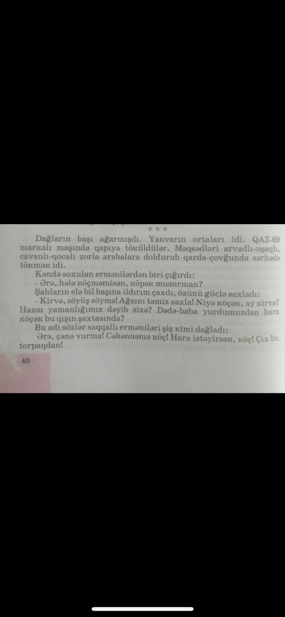 sarafyev's tweet photo. @UrArmenianLoVer @cher This is what they taught us in grade school. This is a book for kids. It’s imbedded in us to hate Armenians. The little Azerbaijani girl is killing an Armenian man with an ax to his head. Its pure brainwashing. https://t.co/wuQFC9UeVN