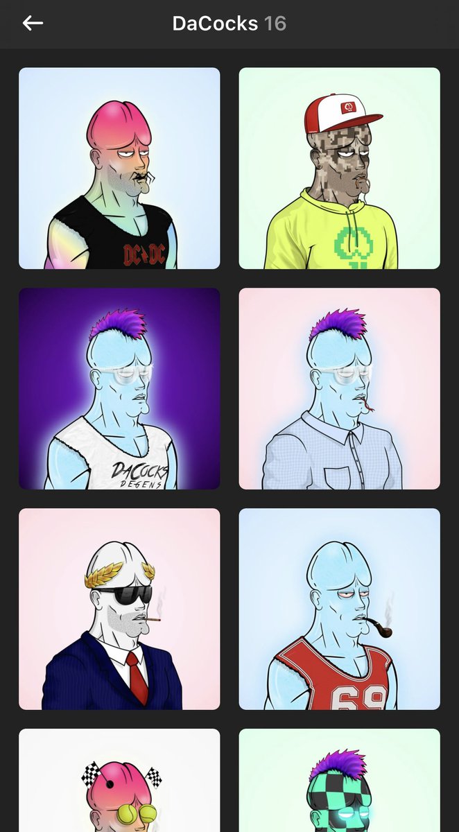 Had to grab myself a few <a href="/DaCocksNFT/">DaCocks NFT {💦,💦}</a> for the culture🫡

Make sure to grab yourself a few before you see these cocks all over your feed 👀

Let’s send them to 1+ SOL, what you say <a href="/frankdegods/">Frank</a> <a href="/DeGodsNFT/">DeGods</a> 

ME - magiceden.io/marketplace/da…

#DeGods #NFT #MagicEden #Solana #NFTCommunity