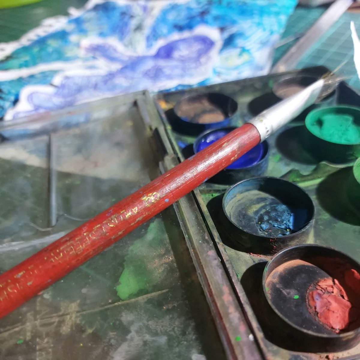 nighkaori's tweet photo. #REVIBRO 10° DIA - ESPAÇO 

A folha em branco é o espaço pra todo artista

#REVIBRO_nightkaori #espaço #aquarela #universo #astronauta #estrelas https://t.co/vCM6Q2r0yw