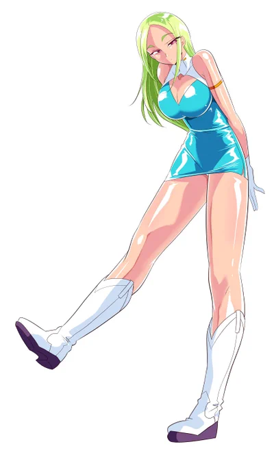 白ブーツにしました 