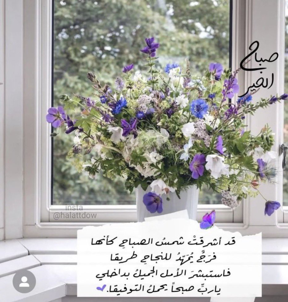 Ummeme033's tweet photo. صباح نستعيذ فيه ربنا من كل ضُر ونسأله الخير والتوفيق والنجاح ..

صباح الخير 🌸 https://t.co/lrbq7z1Zm1