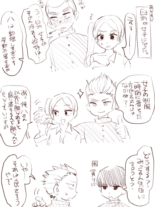 後天性女体化桐臼 