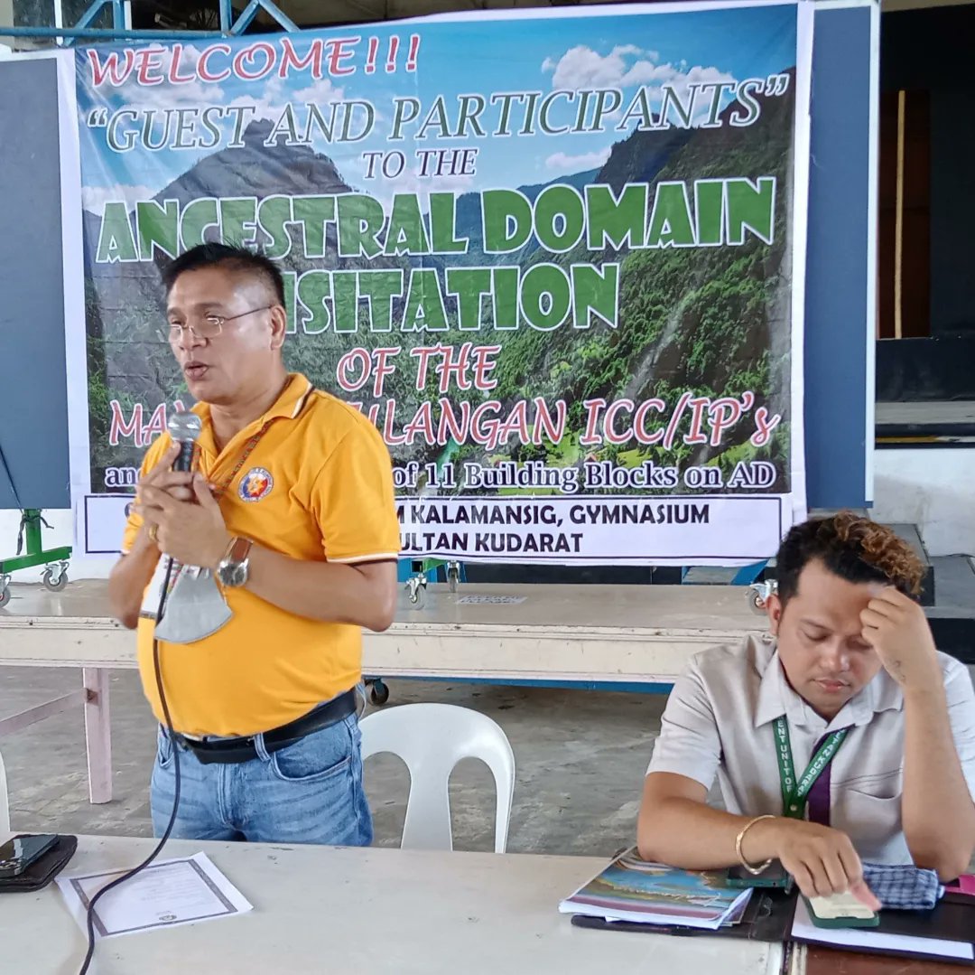 ncipskprov's tweet photo. ATM: 10112022: NCIP Sultan Kudarat Provincial Office headed by Sir ERIC MUNDOG RAZ, CDO III Melodia Joy Flauta, hold its 1st INTER-AGENCY ANCESTRAL DOMAINS VISITATION at the same time the first AIPA)of their Municipal IPMR HON. DATU EDDIE GUGO, held at KALAMANSIG, Sultan Kudarat. https://t.co/5CCY8fv8ss